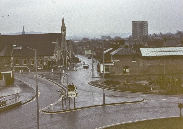 Looking towards Southbridge Rd from Flyover.