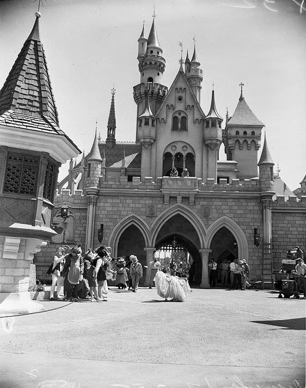 The Fantasyland view of Sleeping Beauty's Castle