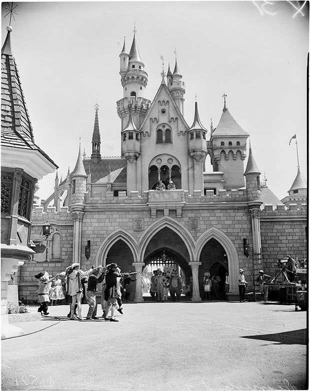 Sleeping Beauty's Castle from the Fantasyland side