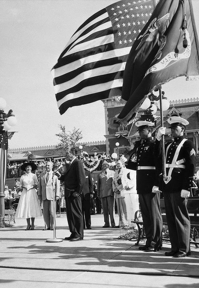 1955 Disneyland opening ceremony