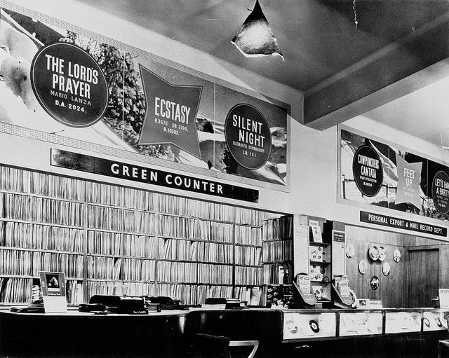 Green counter, 1950s