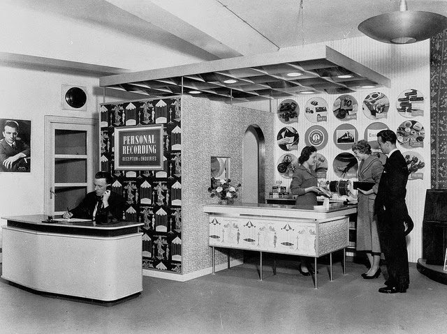 Personal recording department, 1950s