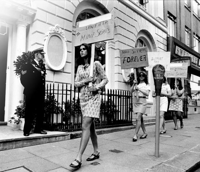 "Mini Skirts Forever": When London Girls Marched Against Christian Dior to Save Their Fashion
