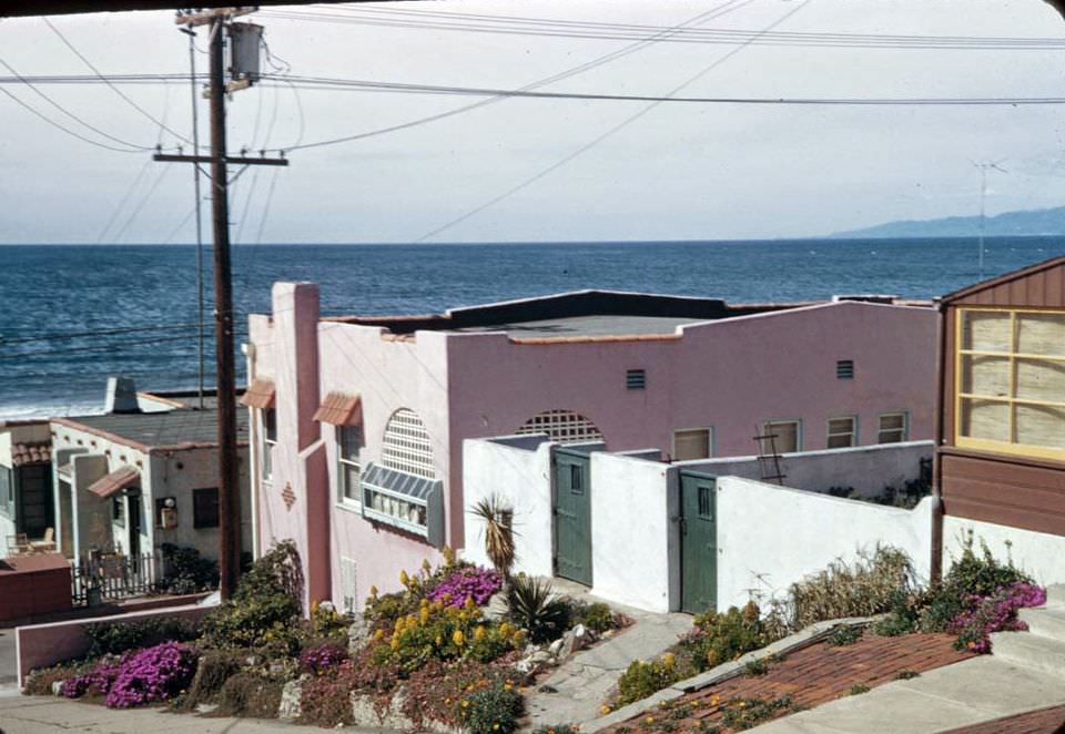 A street down to the ocean El Segundo, Calif.
