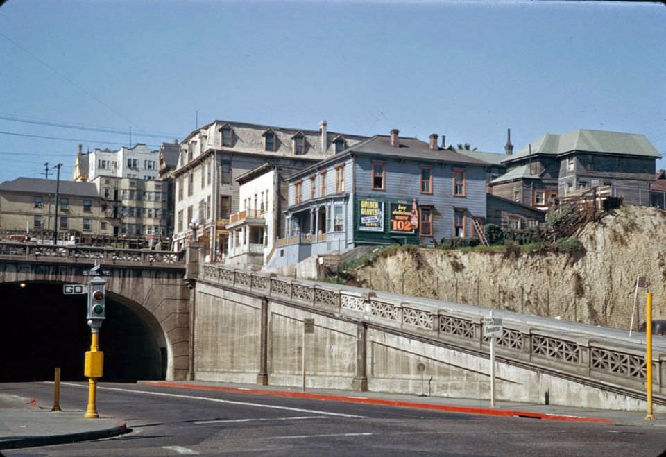 The 2nd St. Tunnel from 2nd & Hill St. Los Angeles