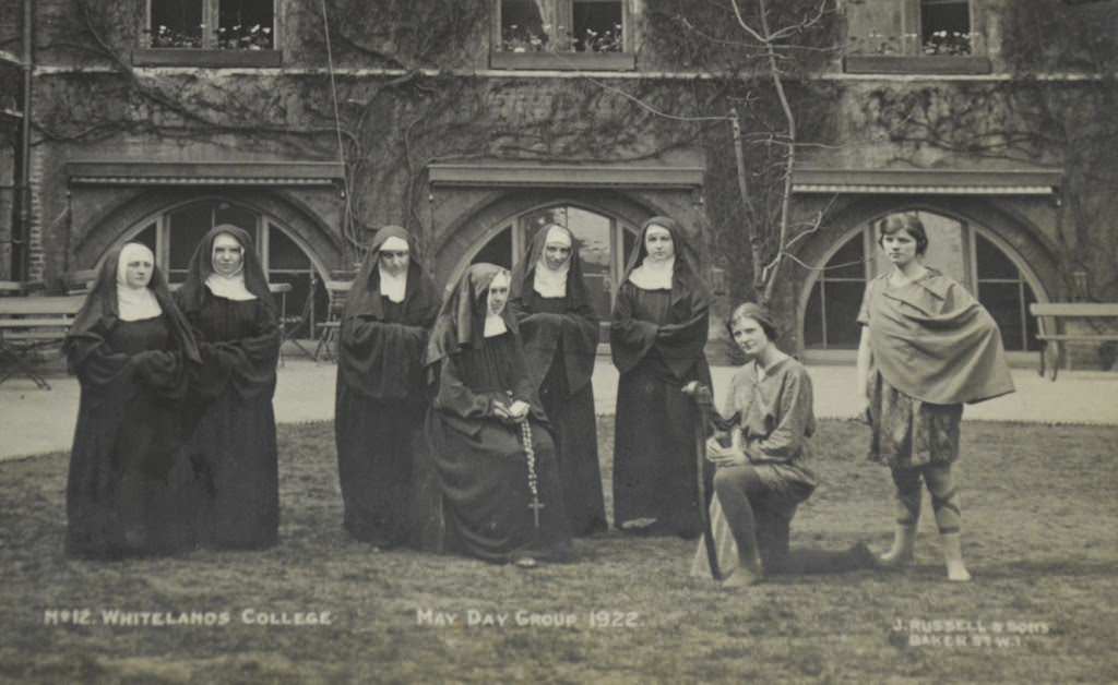 May Day group, 1922. The fake nuns seen in previous masques were still there.