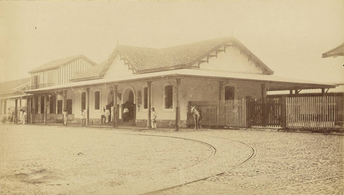 Station du Chemin de fer, Veracruz, Mexico, 1880s