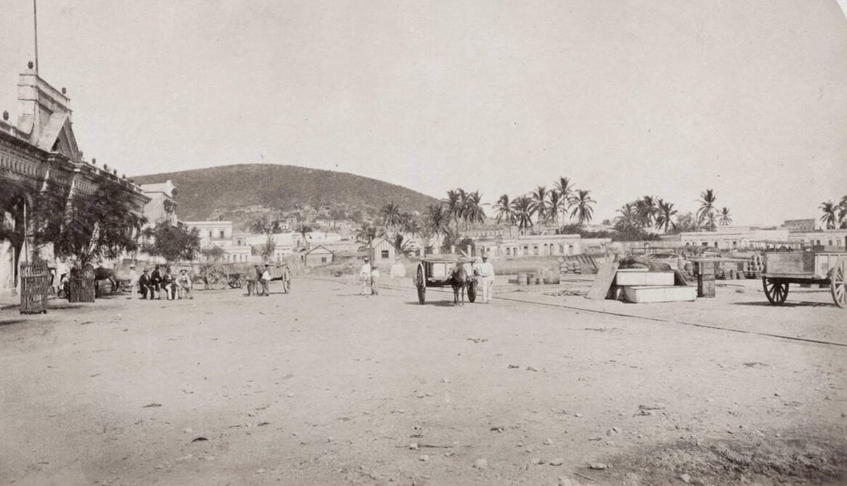 Customs House, Mazatlan, Mexico, 19th century