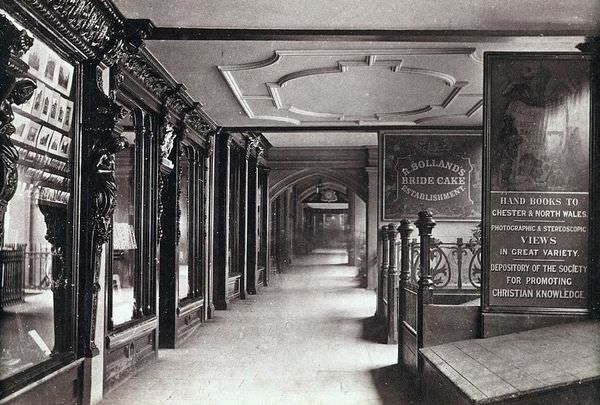 Chester, Eastgate Row, Looking West