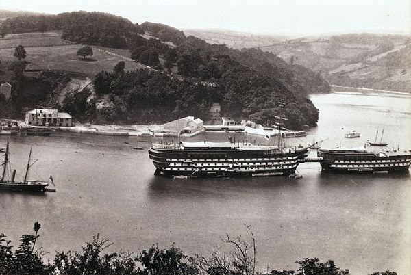 Dartmouth, H.M Training Ships and Old Mill Creek