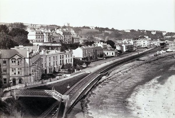 Dawlish, The Esplanade from Lea Mount