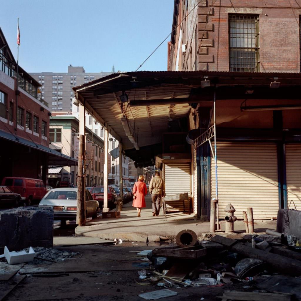 South Street at Beekman, 1984