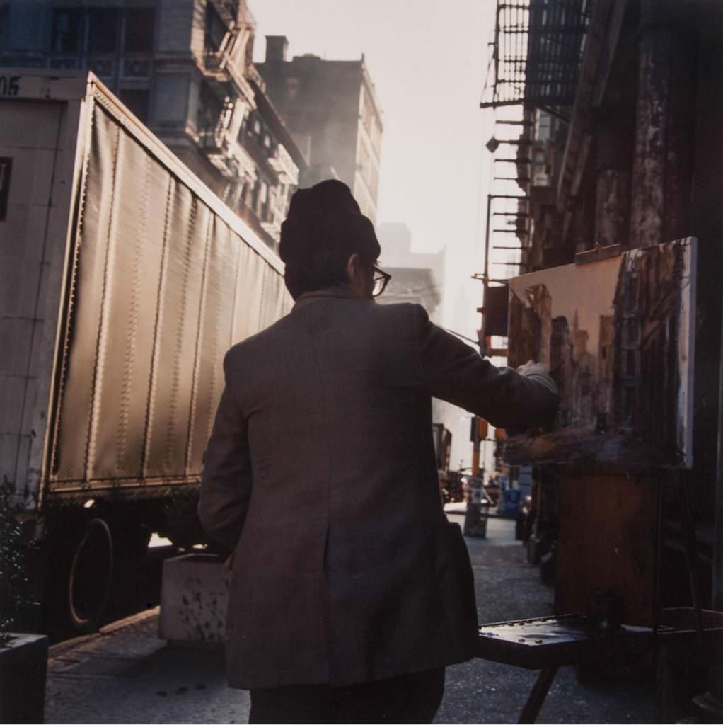 Painter, SoHo, 1984