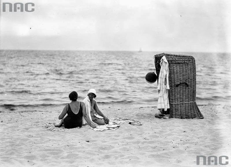 A Baltic beach, 1930s.