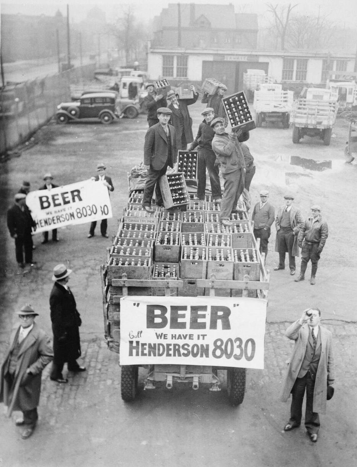 Because Local Brewers Answered They Would Have None of Their Own Brew Property Aged before May 1, Cleveland had to Get Their Beer from Outside Sources When Prohibition Ended, 4/9/1933