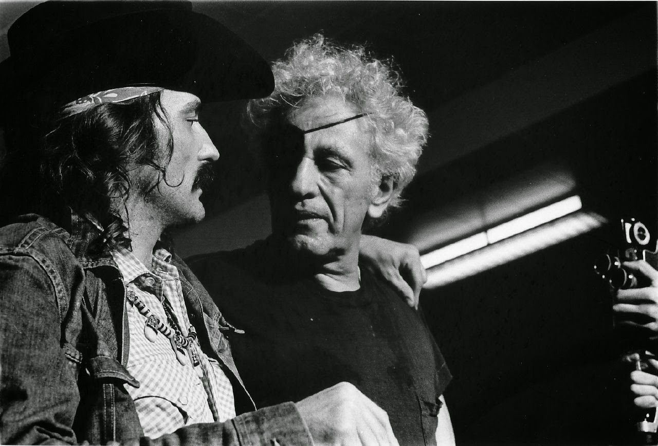 Salty Hollywood icons Dennis Hopper and Nick Ray.