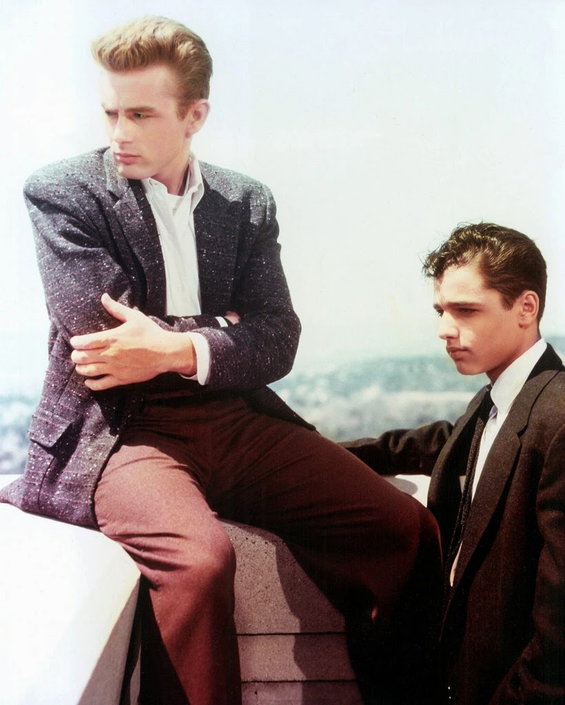 James Dean and Sal Mineo in Rebel without a Cause.