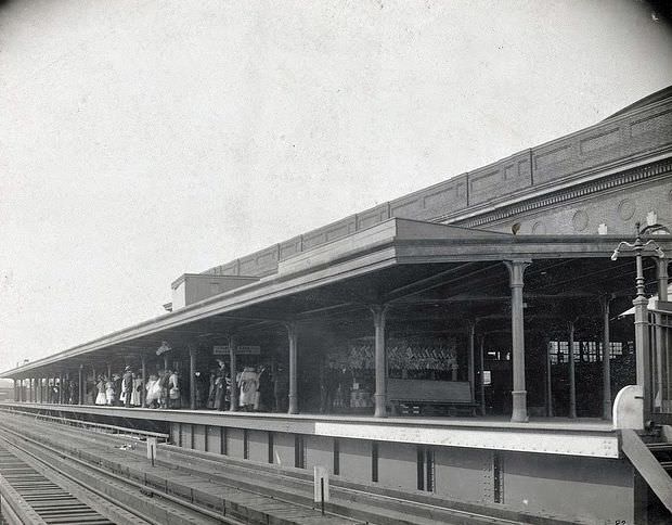 Sullivan Square Station, Boston Elevated Railway, 1912
