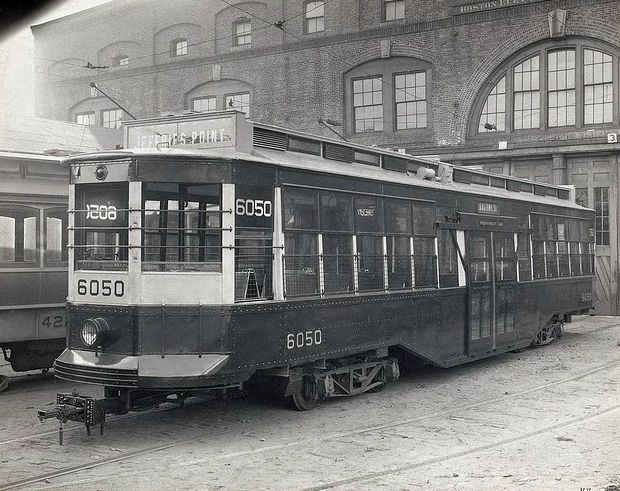 Street car, Boston Elevated Railway