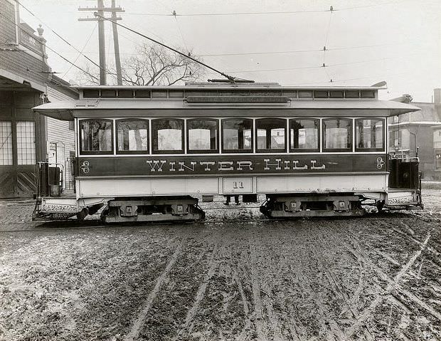 Street car, Boston Elevated Railway