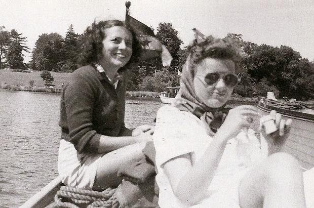 Brenda Smith and Jean Predmore in Fair Haven, 1941