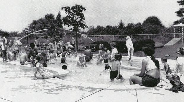 Wading pool in Willingboro, 1975