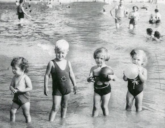 Children at Clementon Lake Park, 1930s