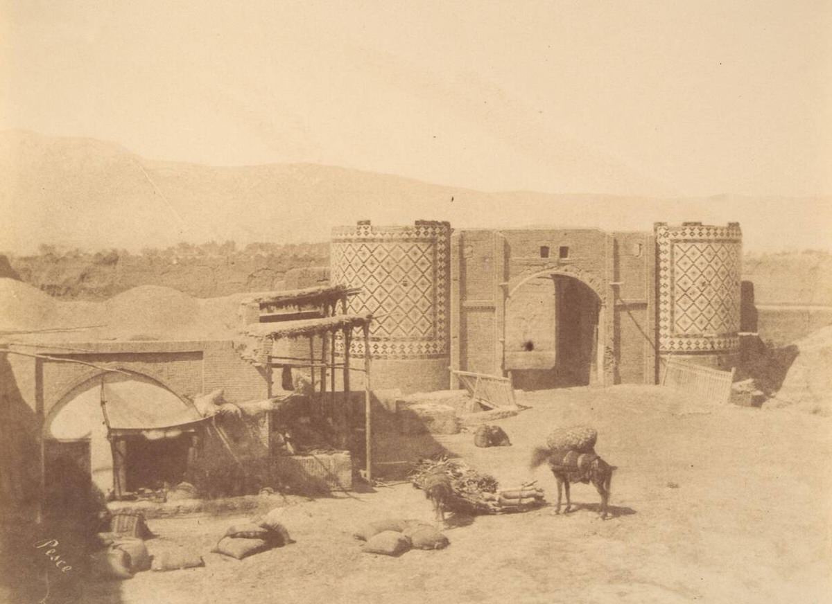 Gate of Government, Tehran, Iran, 1860s.