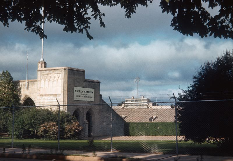 Skelly Stadium, now renamed Chapman Stadium, Tulsa, Oklahoma, 1953