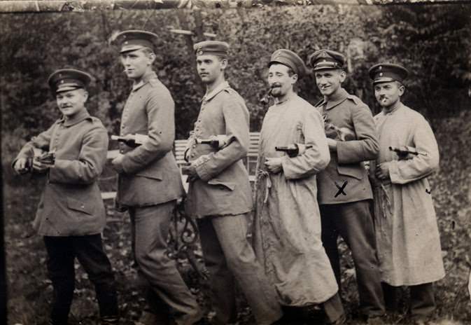 When the Shooting Stopped: Rare Photos of Soldiers of WWI Singing, Playing, and Living
