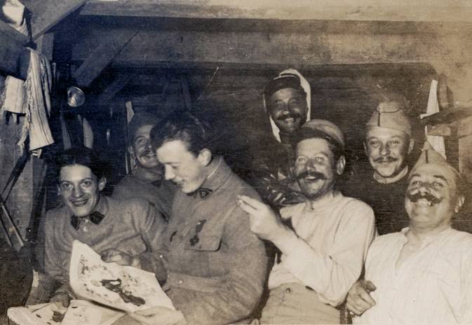 When the Shooting Stopped: Rare Photos of Soldiers of WWI Singing, Playing, and Living