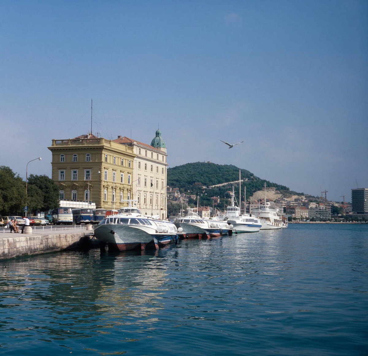 Vacation on Istria, Yugoslavia, 1970s.
