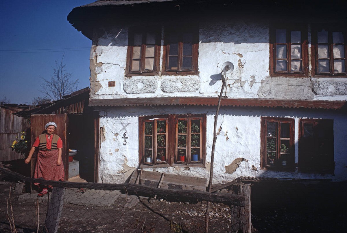 Family house in rural former Yugoslavia, 1971.