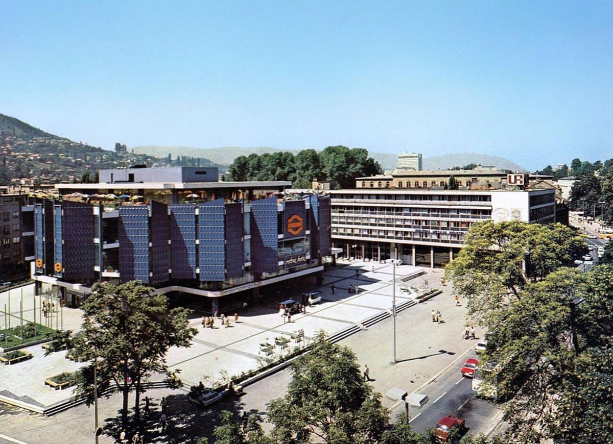 Shopping centre "Sarajka", circa 1975.