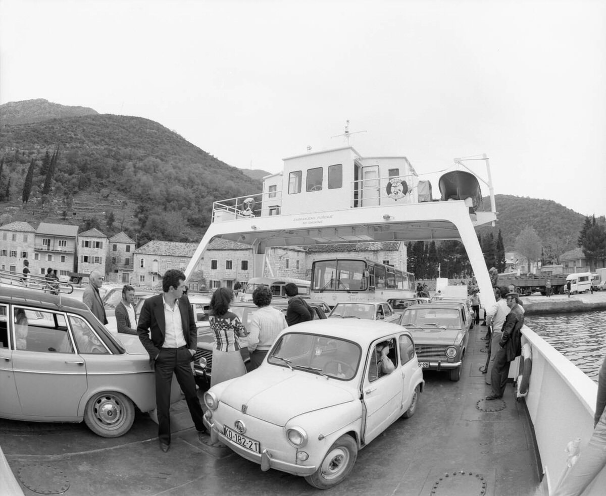 Ferry, Yugoslavia, April 1979.