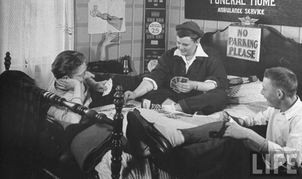 American Teenage boys 1940s