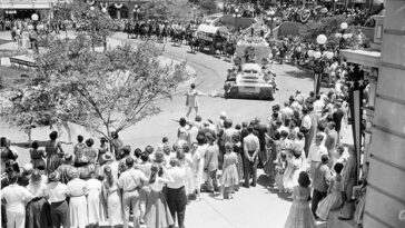 Disneyland opening day 1955