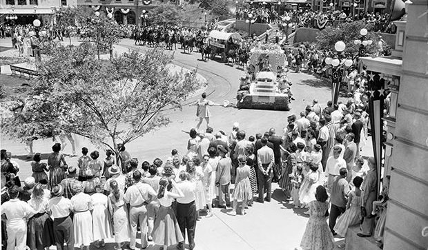 Disneyland opening day 1955