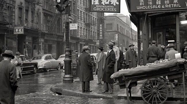 New York City 1950s by Frank Oscar Larson