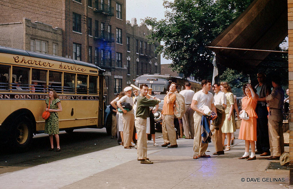 Omni Bus, Astoria, Queens, New York, 1940s