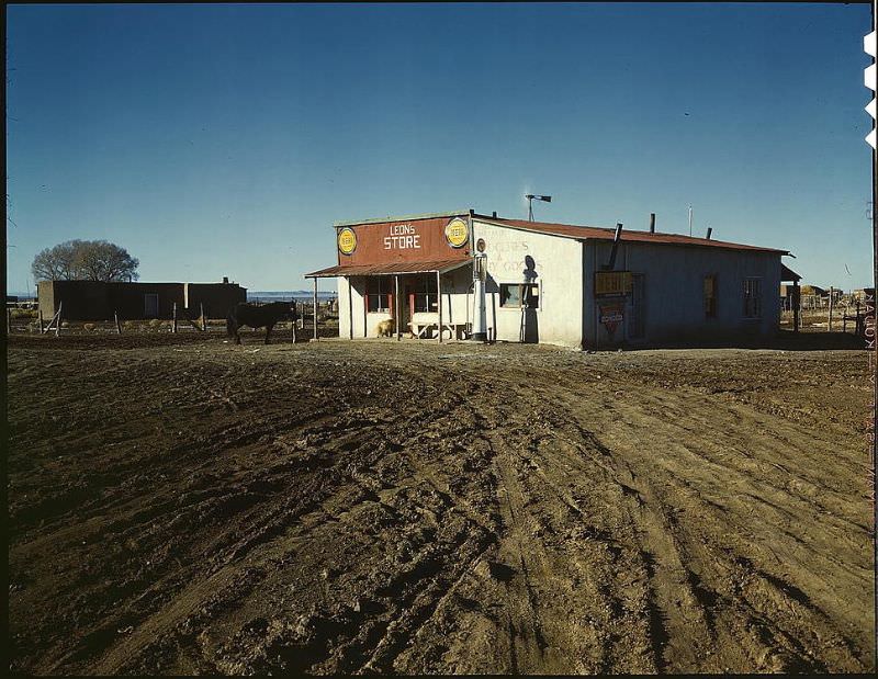 General store, near Questa, Taos County, New Mexico, 1940s