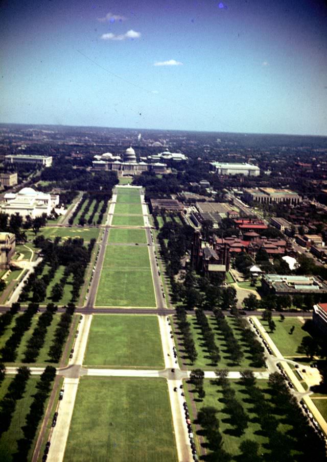 From Washington Monument, 1945