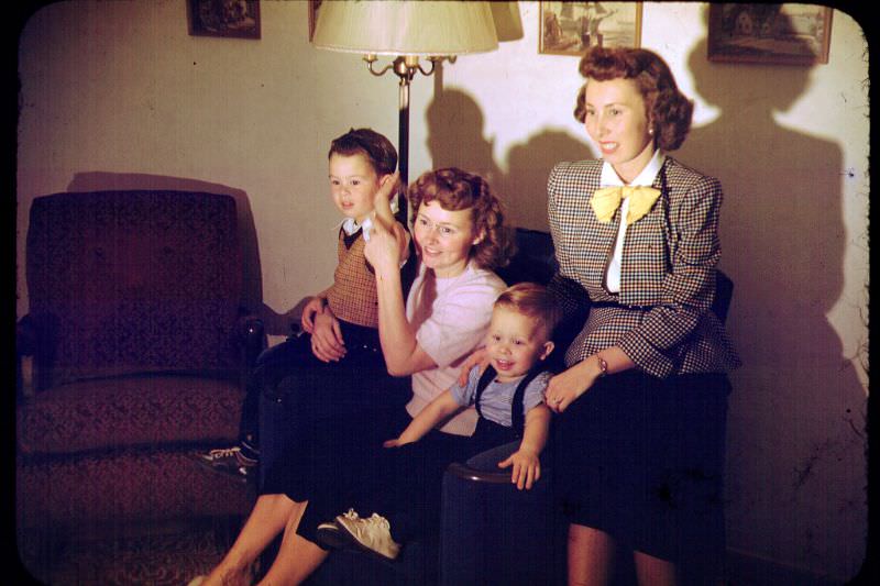 Just after WWII in the Mission Beach area of San Diego, CA, 1947