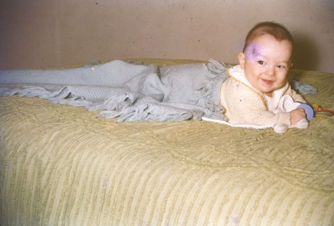 Youngest son at 6 months, 1949