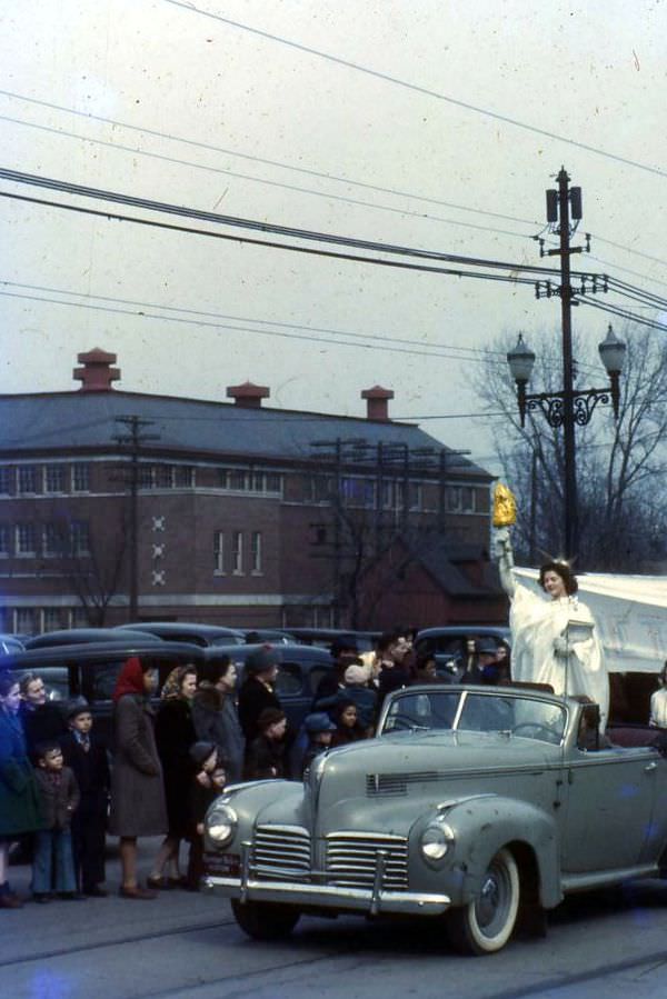Parade in Hudson, Ohio, 1940