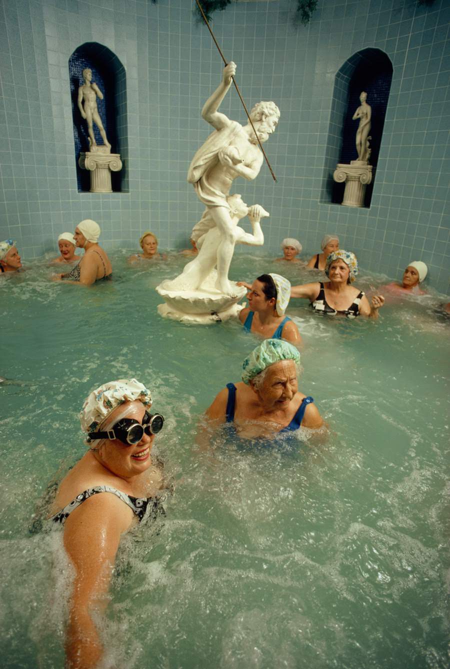 Women in a heated whirlpool in Saint Petersburg, Florida, 1973