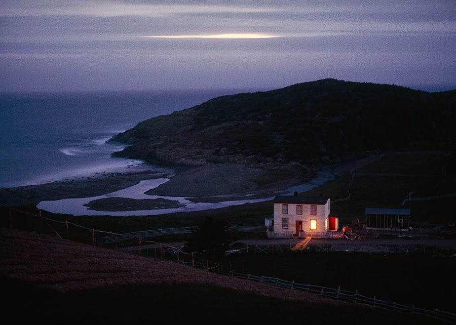 Fisherman’s home on Placentia Bay in Newfoundland, Canada, 1974
