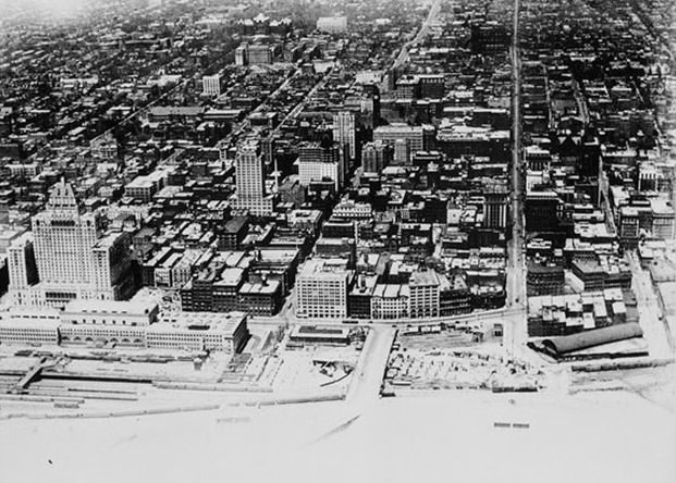 Looking north across Toronto, ca. 1929