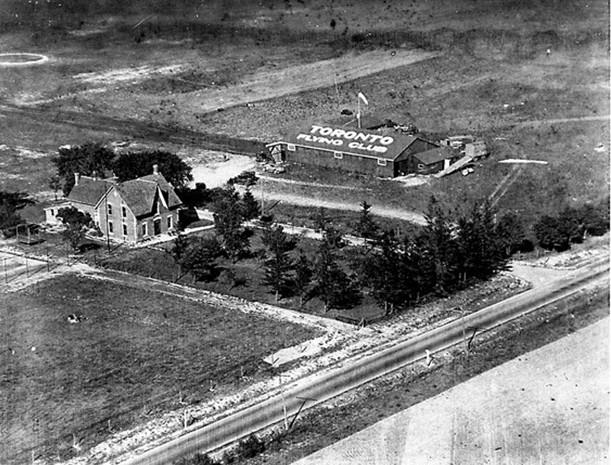Above what is now Pearson International in 1930