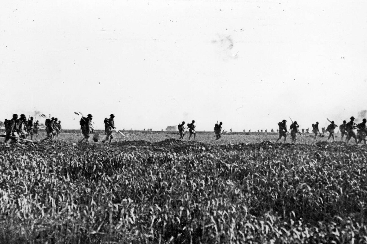 American troops on the Western Front, 1918